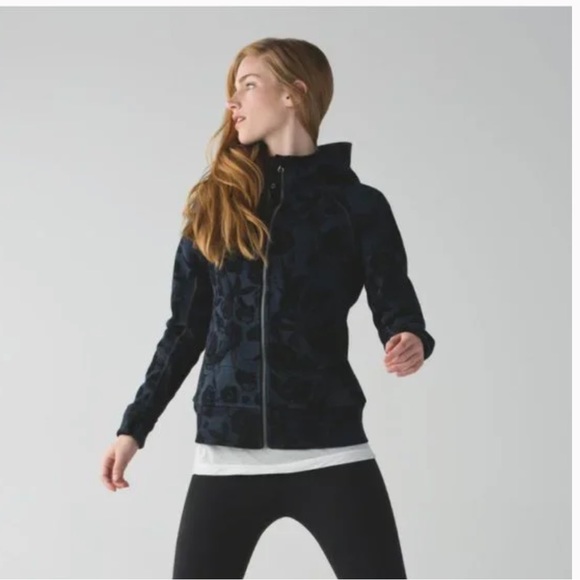 lululemon athletica Sweaters - 🍋 Lululemon Scuba Hoodie II, Dream Rose Deep Coal and Black, Size 2